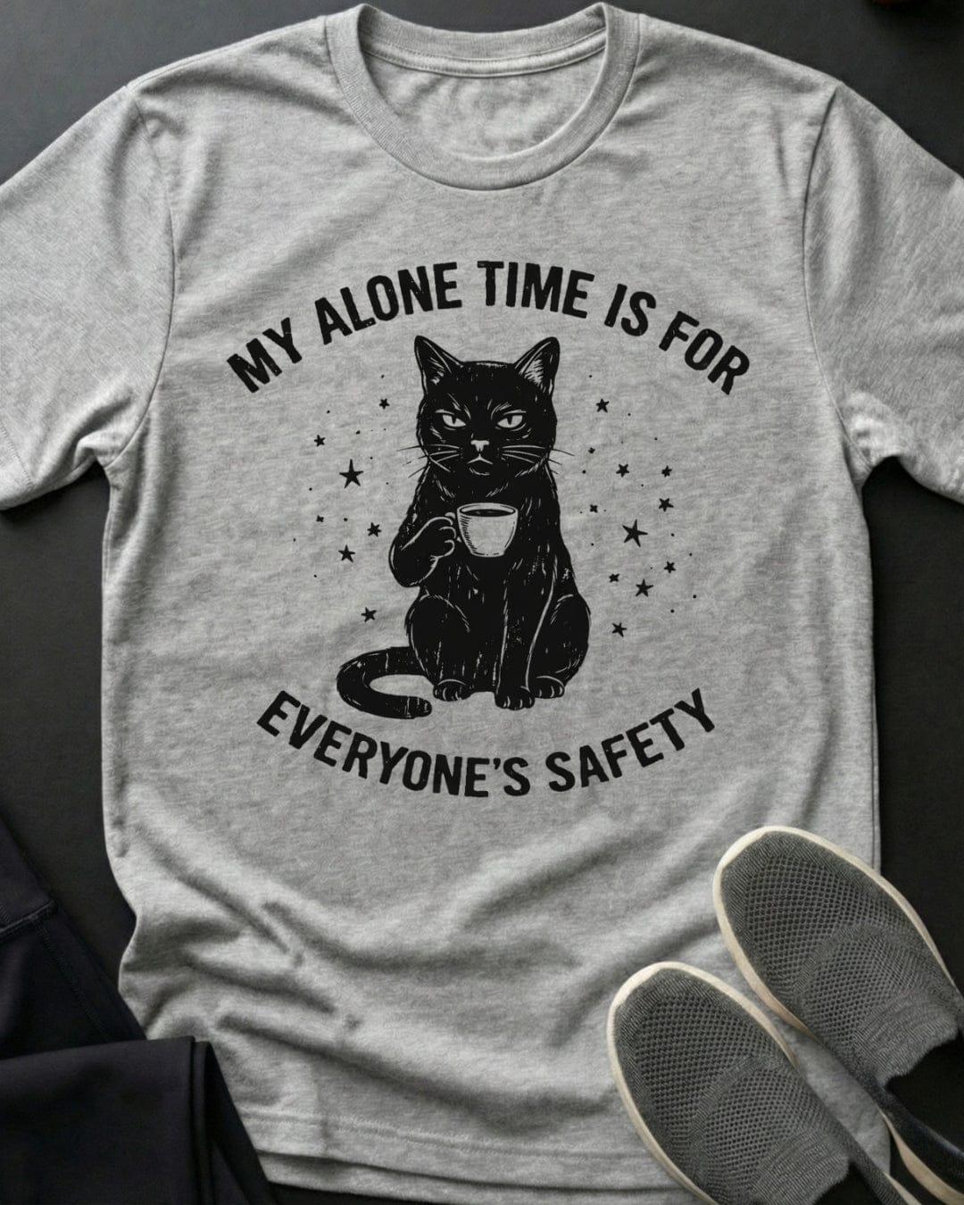Safety Tee Gift For Cat Lover