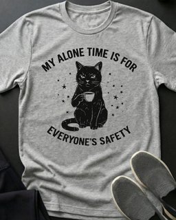 Safety Tee Gift For Cat Lover