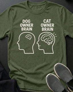 Owner Brain Tee Gift For Cat Lover
