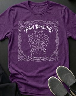 Paw Reading Tee Gift For Cat Lover