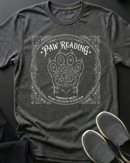 Paw Reading Tee Gift For Cat Lover