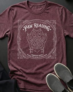 Paw Reading Tee Gift For Cat Lover
