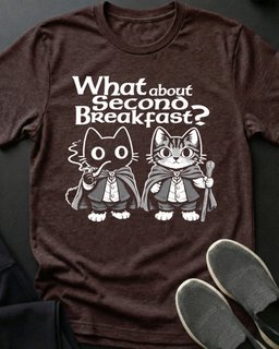 Second Breakfast Tee Gift For Cat Lover