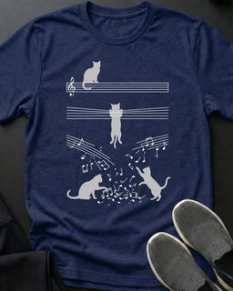 Musical Chaos Tee Gift For Cat Lover