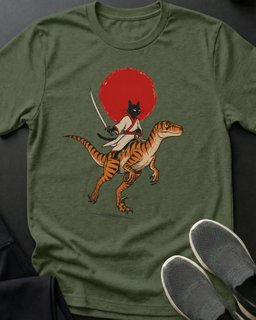 Samurai Void Tee Gift For Cat Lover