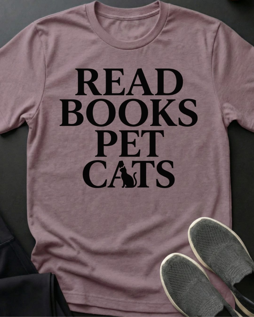 Read Books Pet Cats Tee Gift For Cat Lover