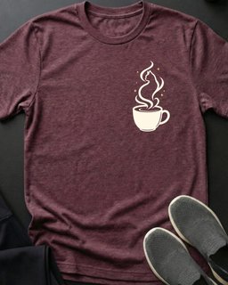 Pocket Coffee Cat Tee Gift For Cat Lover