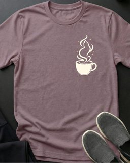 Pocket Coffee Cat Tee Gift For Cat Lover