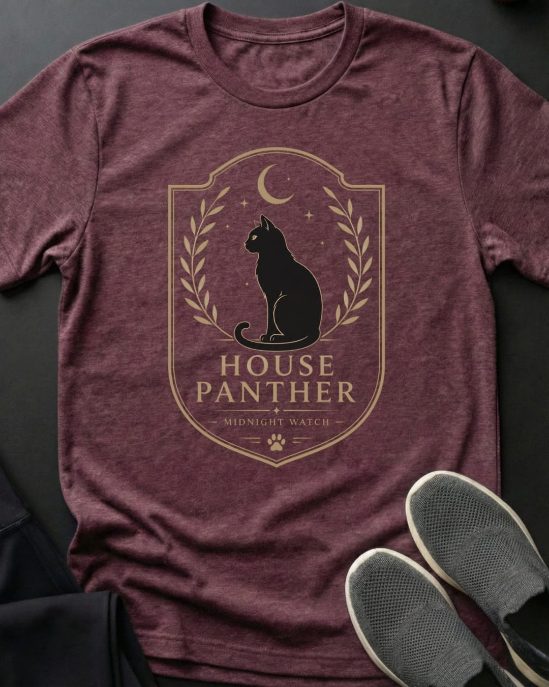 Midnight Watch Tee Gift For Cat Lover