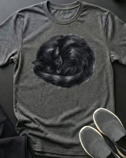Sleepy Cat Tee Gift For Cat Lover