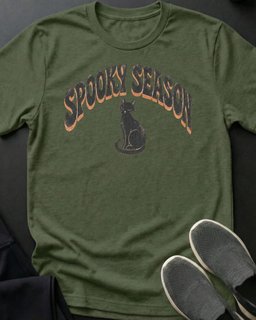Spooky Season Ii Tee Gift For Cat Lover