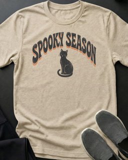Spooky Season Ii Tee Gift For Cat Lover