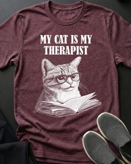 My Therapist Tee Gift For Cat Lover
