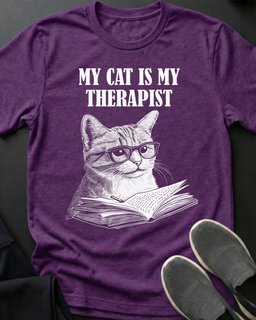 My Therapist Tee Gift For Cat Lover