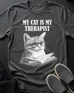 My Therapist Tee Gift For Cat Lover