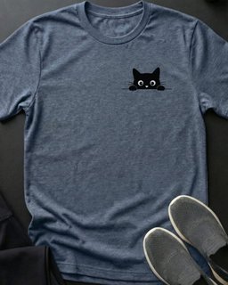 Pocket Kitty Tee Gift For Cat Lover
