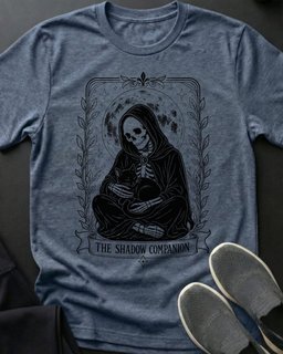 Shadow Companion Tee Gift For Cat Lover