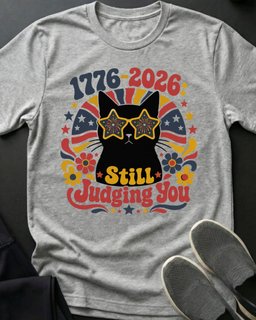 Still Judging You Tee Gift For Cat Lover
