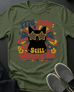 Still Judging You Tee Gift For Cat Lover