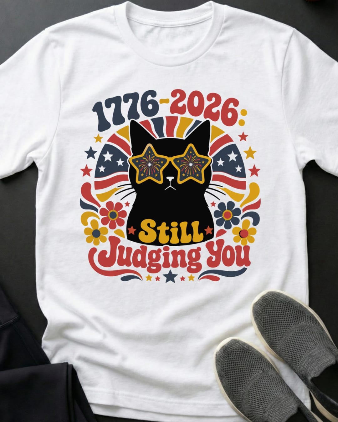 Still Judging You Tee Gift For Cat Lover