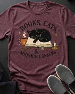 Midnight Snacks Tee Gift For Cat Lover