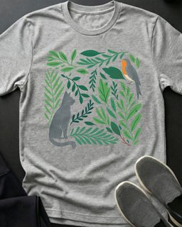 Robin Tee Gift For Cat Lover
