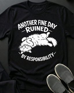 Ruined Tee Gift For Cat Lover