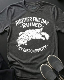 Ruined Tee Gift For Cat Lover