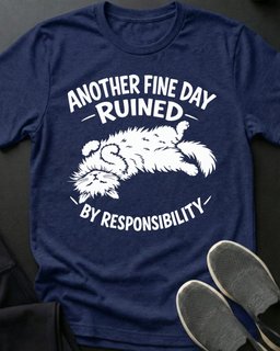 Ruined Tee Gift For Cat Lover