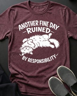 Ruined Tee Gift For Cat Lover