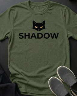 Shadow Tee Gift For Cat Lover
