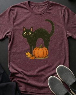 Scaredy Cat Tee Gift For Cat Lover