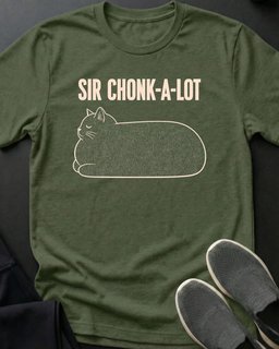 Sir Chonk A Lot Tee Gift For Cat Lover