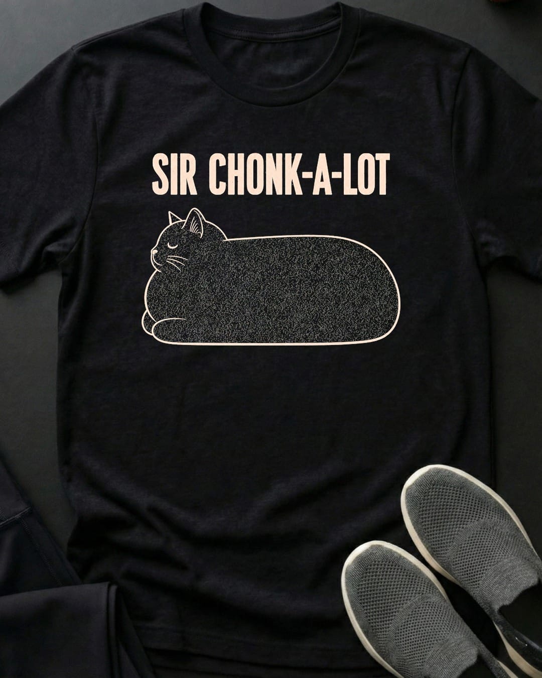 Sir Chonk A Lot Tee Gift For Cat Lover