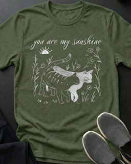 My Sunshine Tee Gift For Cat Lover
