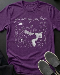 My Sunshine Tee Gift For Cat Lover