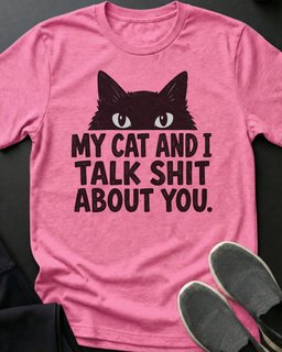 My Cat And I Tee Gift For Cat Lover