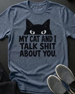 My Cat And I Tee Gift For Cat Lover