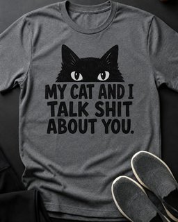 My Cat And I Tee Gift For Cat Lover