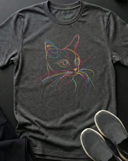 Neon Kitty Tee Gift For Cat Lover