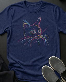 Neon Kitty Tee Gift For Cat Lover