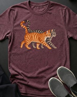 Orange And Grey True Love Tee Gift For Cat Lover
