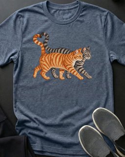Orange And Grey True Love Tee Gift For Cat Lover