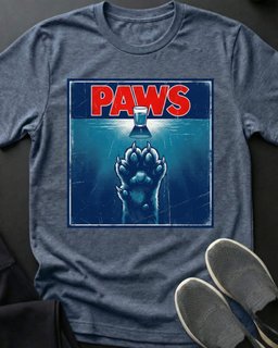 Paws Tee Gift For Cat Lover
