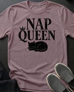Nap Queen Tee Gift For Cat Lover