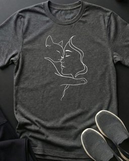 Snuggles Tee Gift For Cat Lover