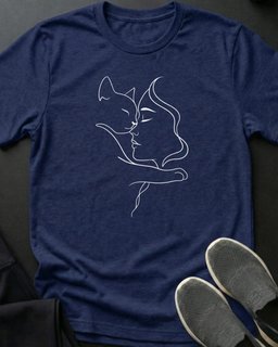 Snuggles Tee Gift For Cat Lover