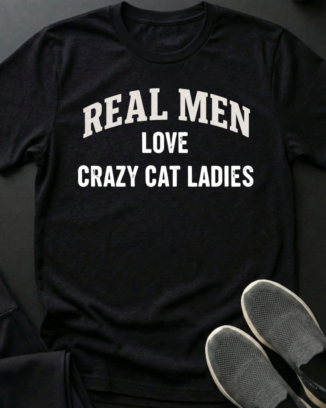 Real Men Tee Gift For Cat Lover