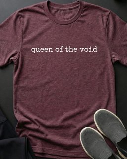 Queen Of The Void Tee Gift For Cat Lover