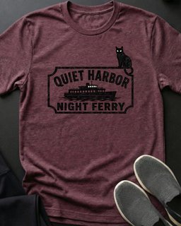 Quiet Harbor Tee Gift For Cat Lover